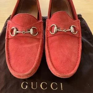 Gucci | Shoes | Gucci Mens Suede Drivers 6575 Us | Poshmark display picture 1